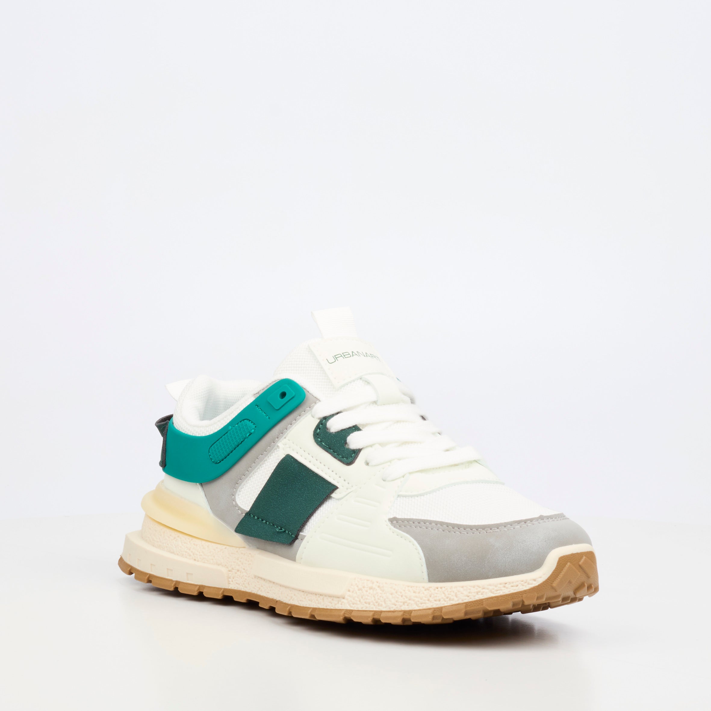 Urbanart Felix 6 Nylon / Faux Nubuck Sneaker - Stone footwear Urbanart