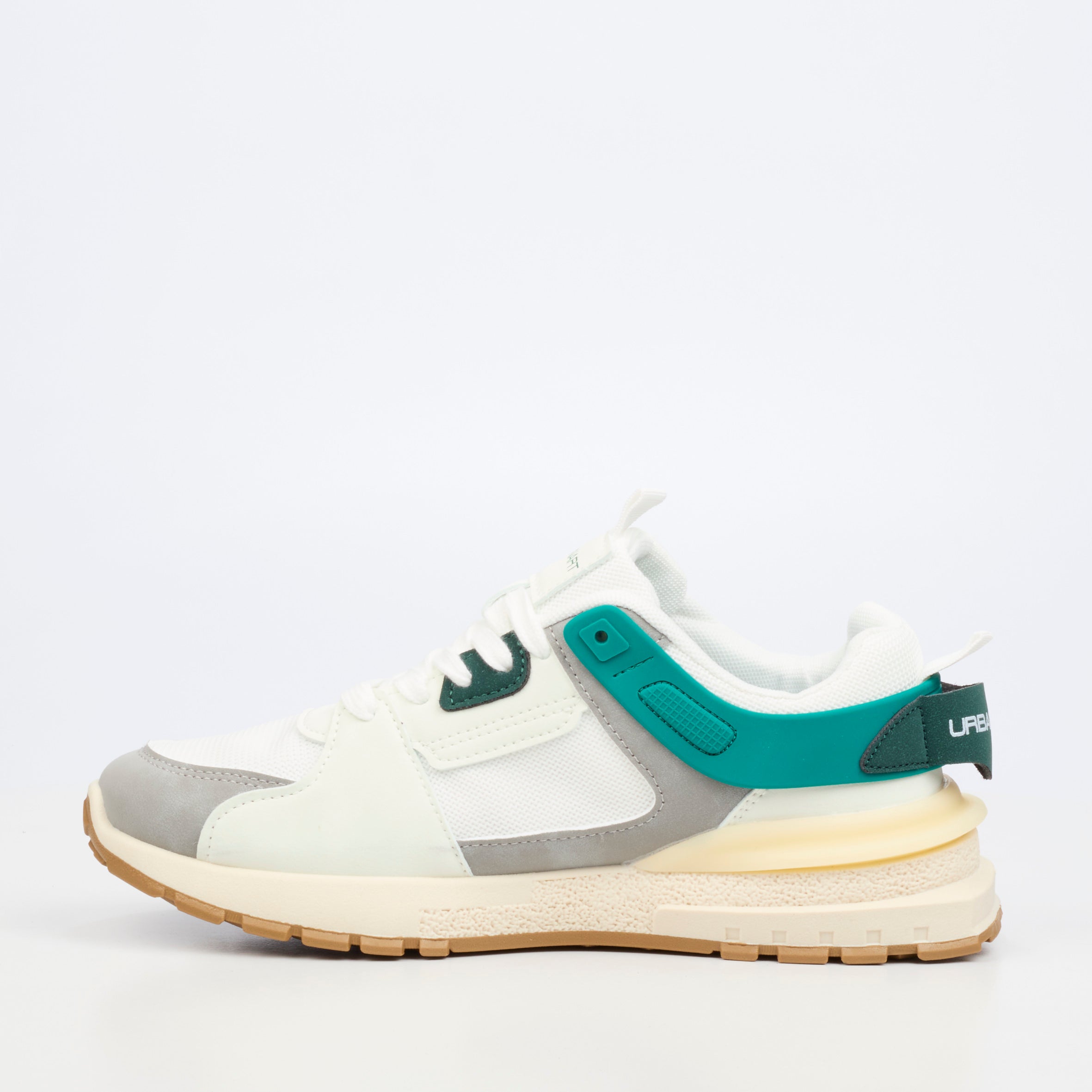 Urbanart Felix 6 Nylon / Faux Nubuck Sneaker - Stone footwear Urbanart