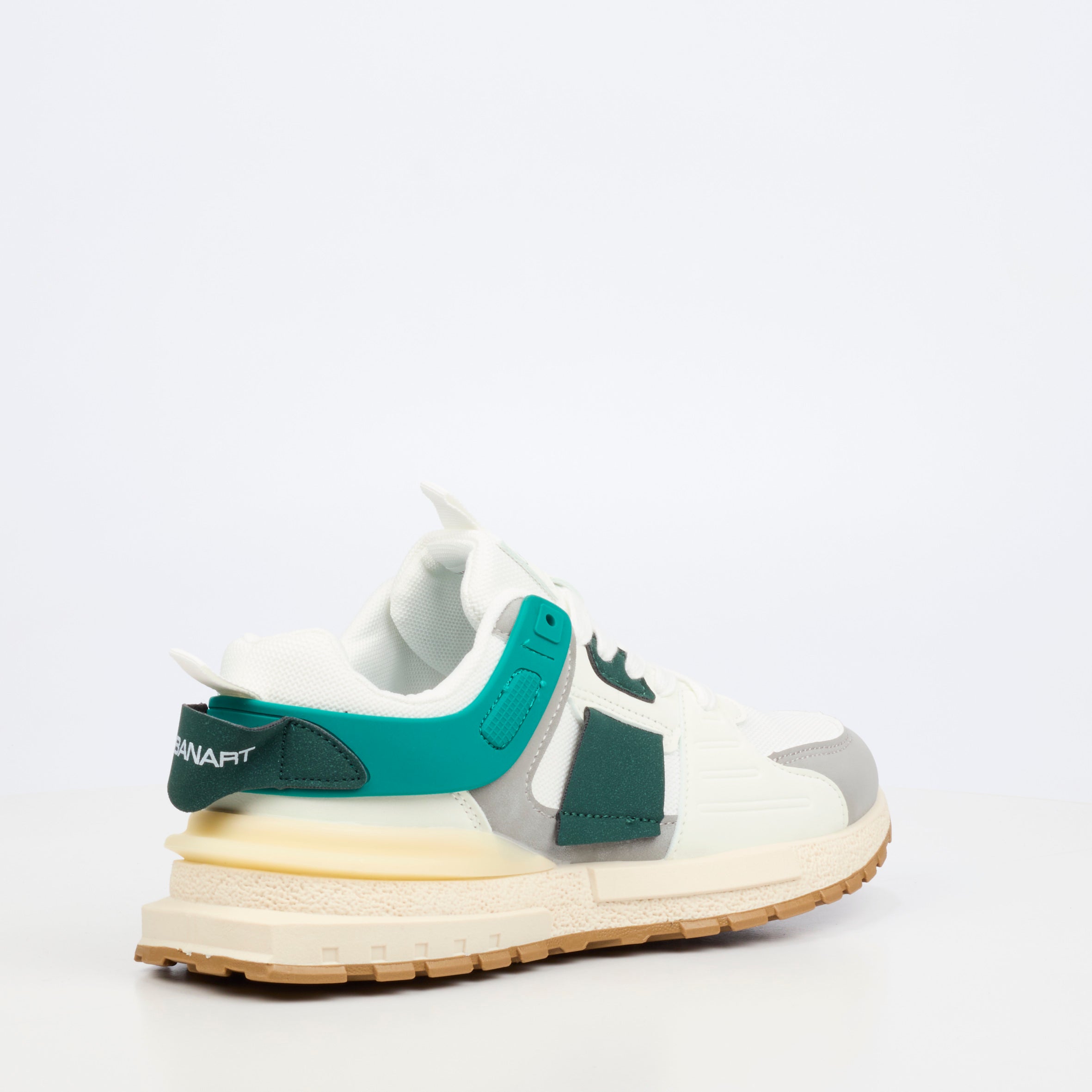 Urbanart Felix 6 Nylon / Faux Nubuck Sneaker - Stone footwear Urbanart