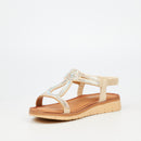 Butterfly Feet Fiona 1 Flatform - Beige footwear Butterfly Feet