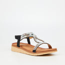 Butterfly Feet Fiona 1 Flatform - Black footwear Butterfly Feet