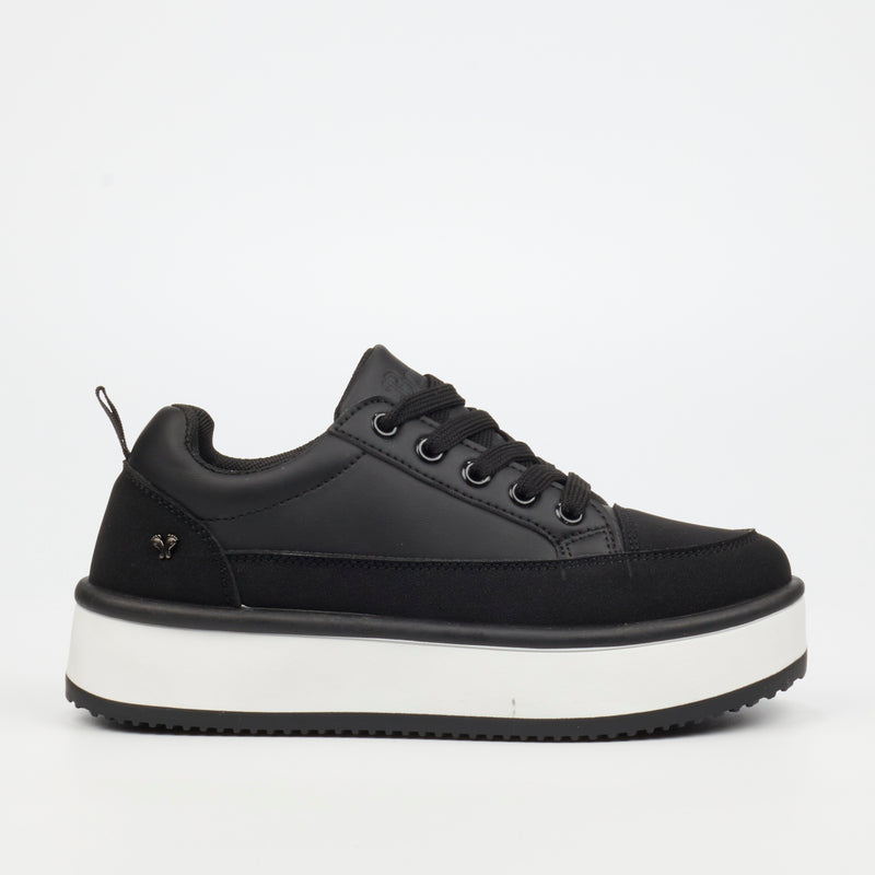 Butterfly Feet Flare 1 Sneaker - Black footwear Butterfly Feet   