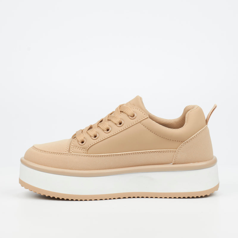 Butterfly Feet Flare 1 Sneaker - Taupe footwear Butterfly Feet   