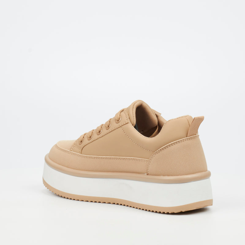 Butterfly Feet Flare 1 Sneaker - Taupe footwear Butterfly Feet   