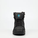 Grittgear Flint S1P Genuine Leather Safety Boot - Black safety Grittgear