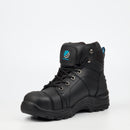 Grittgear Flint S1P Genuine Leather Safety Boot - Black safety Grittgear