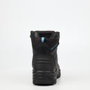 Grittgear Flint S1P Genuine Leather Safety Boot - Black safety Grittgear