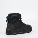 Grittgear Flint S3 Crazy Horse Leather Safety Boot - Black safety Grittgear