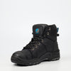 Grittgear Flint S3 Crazy Horse Leather Safety Boot - Black safety Grittgear