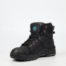Grittgear Flint S3 Crazy Horse Leather Safety Boot - Black safety Grittgear