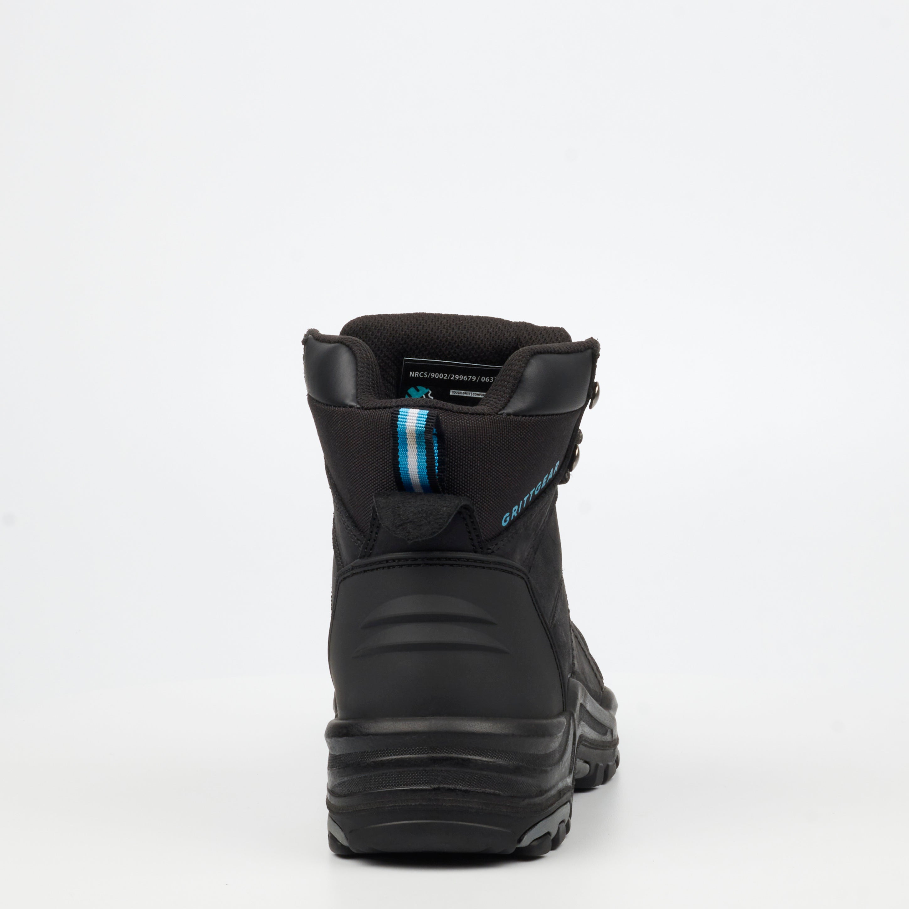 Grittgear Flint S3 Crazy Horse Leather Safety Boot - Black safety Grittgear