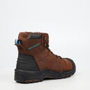 Grittgear Flint S3 Crazy Horse Leather Safety Boot - Chocolate safety Grittgear