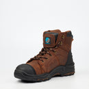 Grittgear Flint S3 Crazy Horse Leather Safety Boot - Chocolate safety Grittgear
