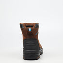 Grittgear Flint S3 Crazy Horse Leather Safety Boot - Chocolate safety Grittgear