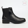 Nicci Tyler Fluxx 1 Genuine Leather Ankle Boot - Black footwear Nicci Tyler