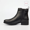 Nicci Tyler Fluxx 1 Genuine Leather Ankle Boot - Black footwear Nicci Tyler