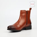 Nicci Tyler Fluxx 1 Genuine Leather Ankle Boot - Tan footwear Nicci Tyler