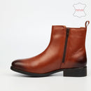 Nicci Tyler Fluxx 1 Genuine Leather Ankle Boot - Tan footwear Nicci Tyler