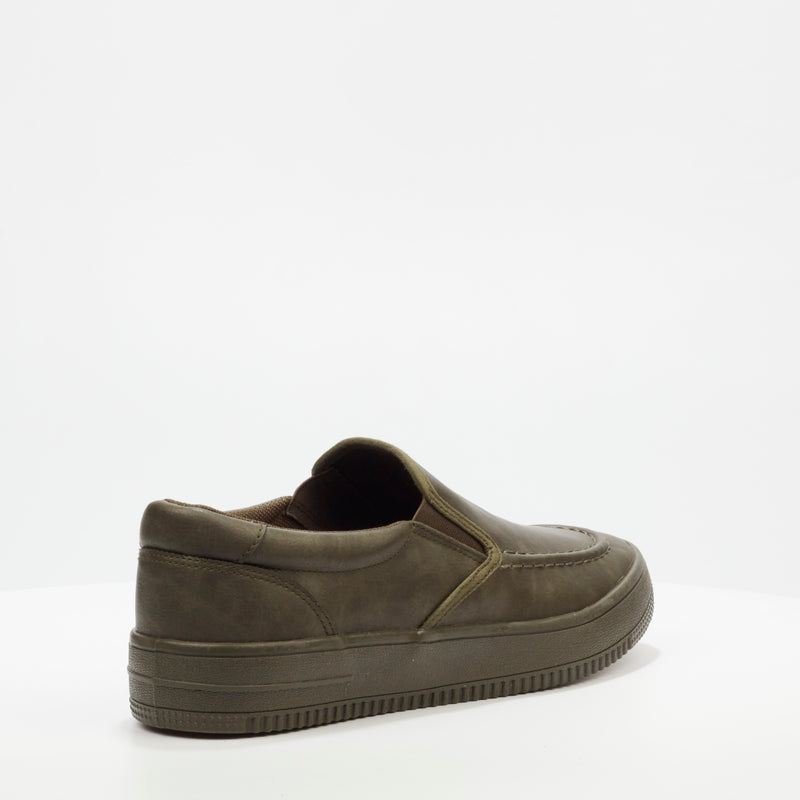 Urbanart Forum 1 Faux Nubuck Loafer - Olive footwear UBRT   