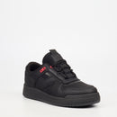 Urbanart Frail 1 Faux Wax / Lycra Sneaker - Black footwear Urbanart