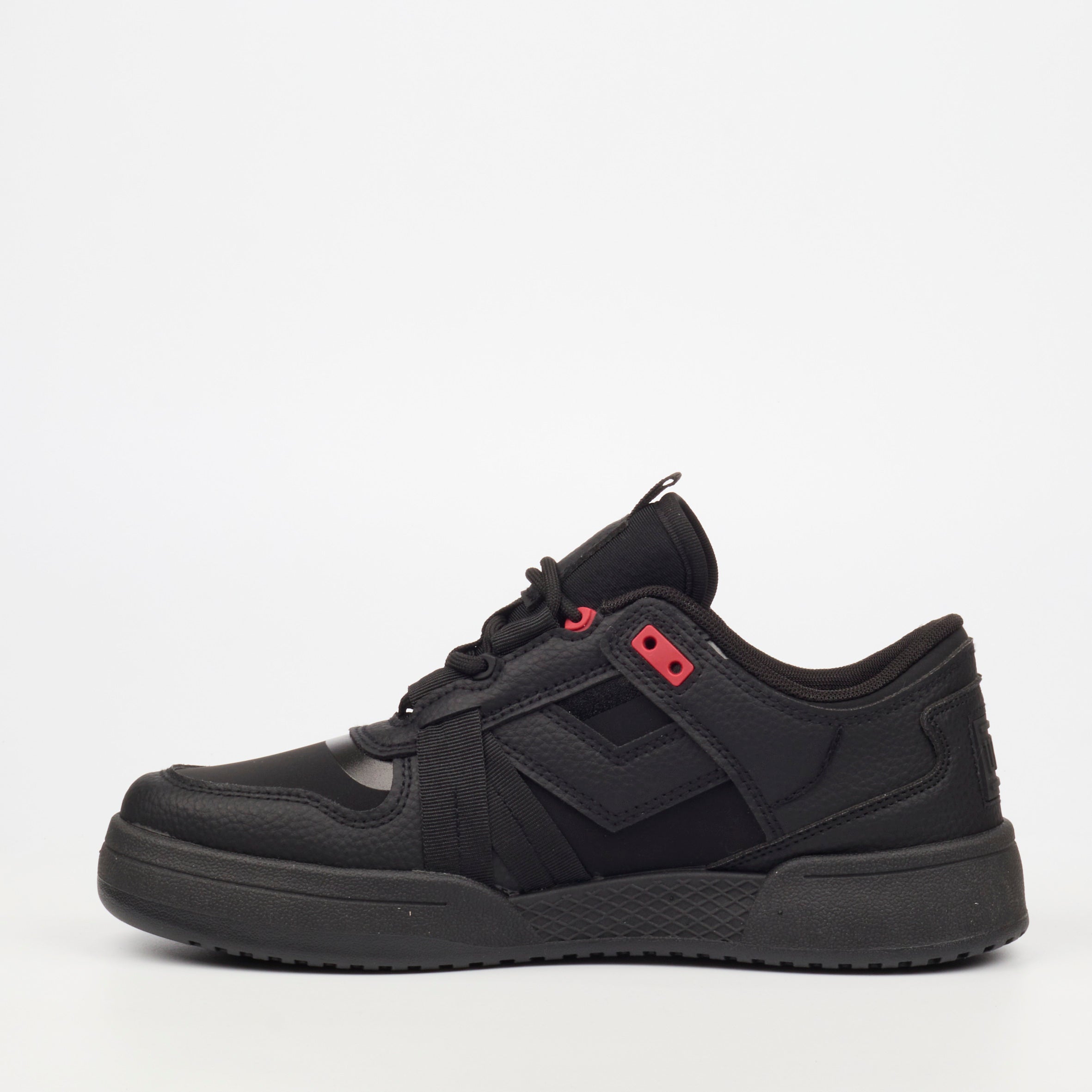 Urbanart Frail 1 Faux Wax / Lycra Sneaker - Black footwear Urbanart