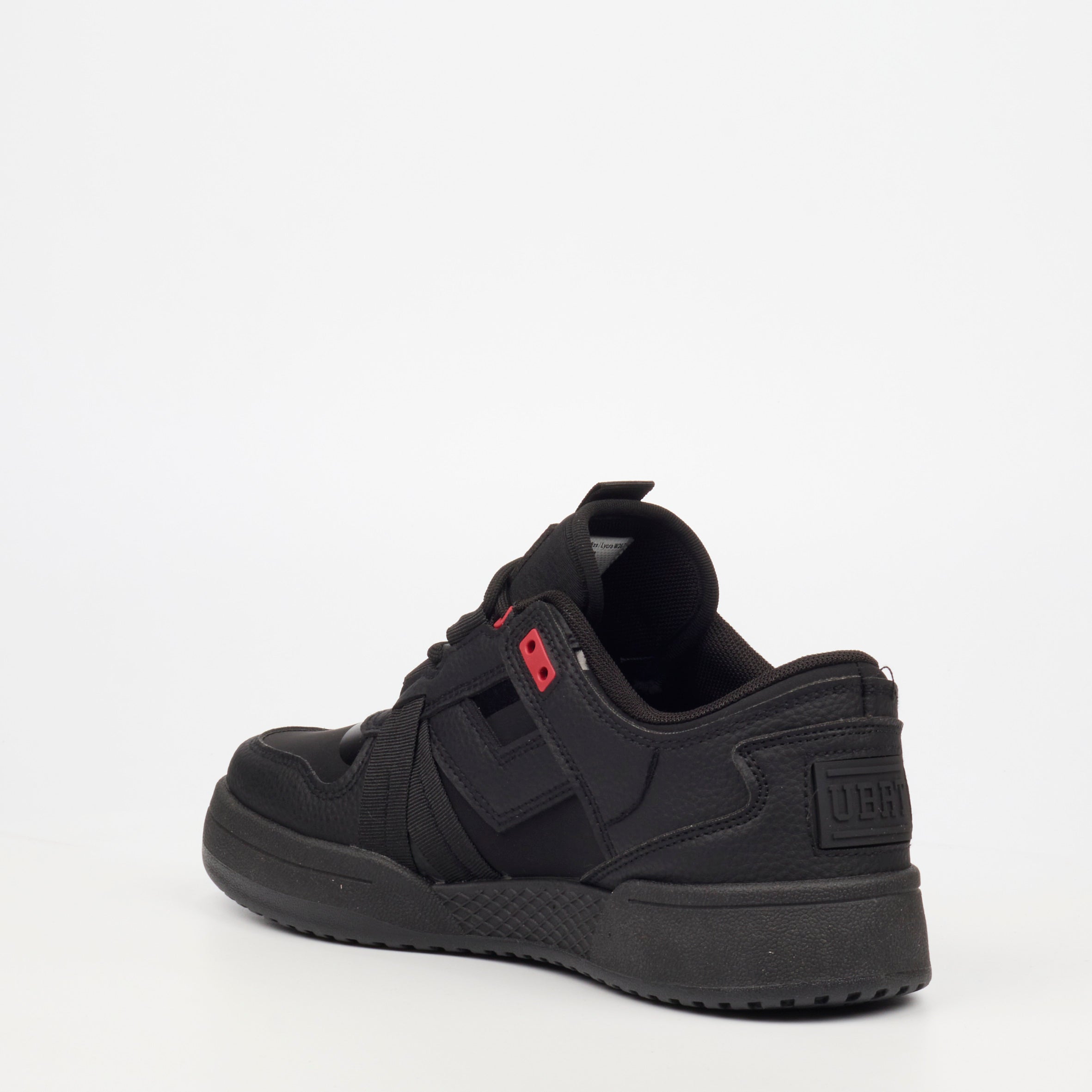 Urbanart Frail 1 Faux Wax / Lycra Sneaker - Black footwear Urbanart