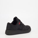 Urbanart Frail 1 Faux Wax / Lycra Sneaker - Black footwear Urbanart