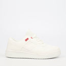 Urbanart Frail 1 Faux Wax / Lycra Sneaker - White footwear Urbanart