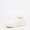 Urbanart Frail 1 Faux Wax / Lycra Sneaker - White footwear Urbanart