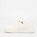 Urbanart Frail 1 Faux Wax / Lycra Sneaker - White footwear Urbanart