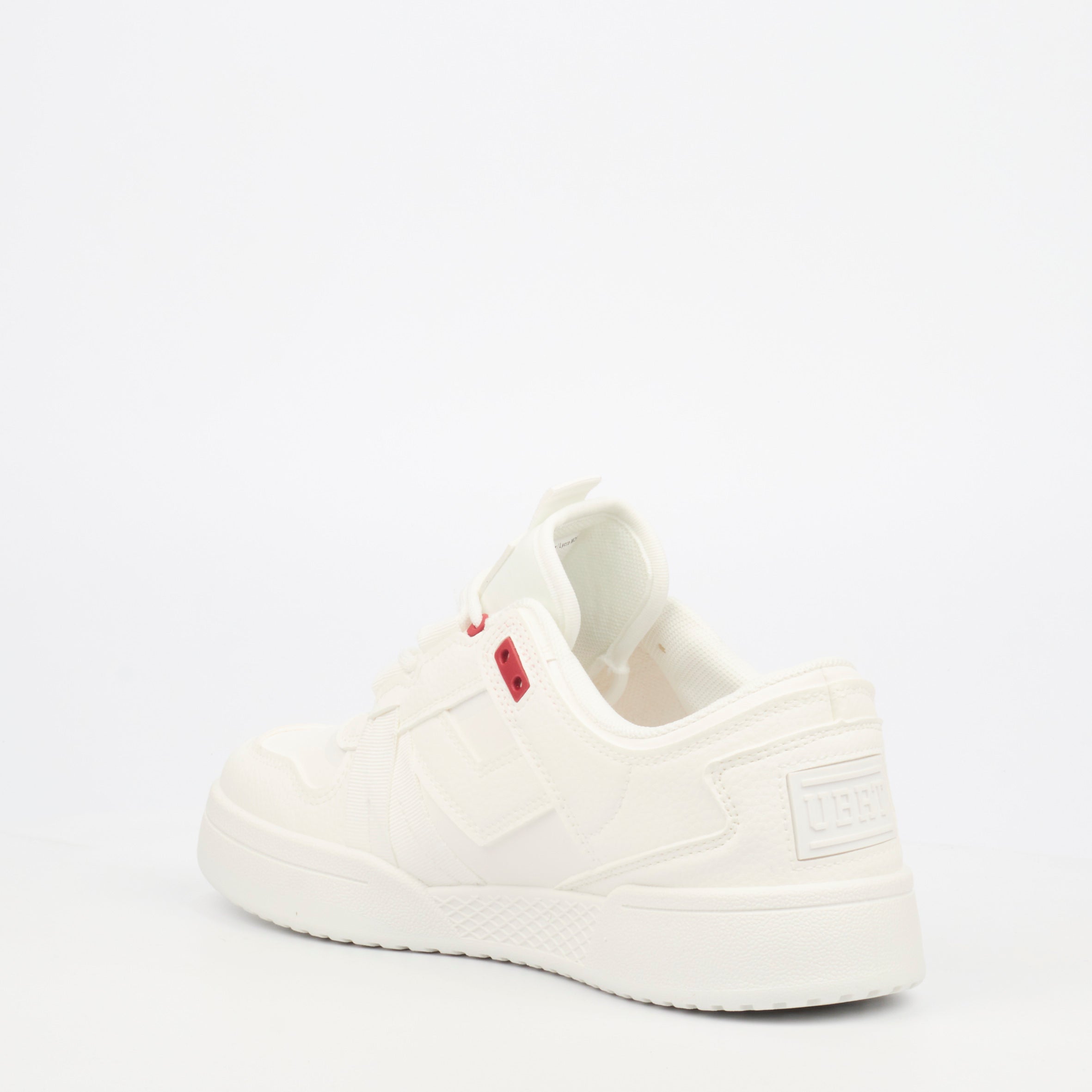 Urbanart Frail 1 Faux Wax / Lycra Sneaker - White footwear Urbanart