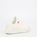 Urbanart Frail 1 Faux Wax / Lycra Sneaker - White footwear Urbanart