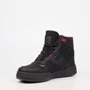 Urbanart Frail 2 Faux Wax / Lycra Ankle Boot - Black footwear Urbanart