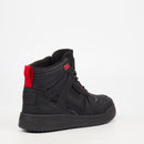 Urbanart Frail 2 Faux Wax / Lycra Ankle Boot - Black footwear Urbanart