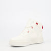 Urbanart Frail 2 Faux Wax / Lycra Ankle Boot - White footwear Urbanart