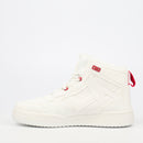 Urbanart Frail 2 Faux Wax / Lycra Ankle Boot - White footwear Urbanart