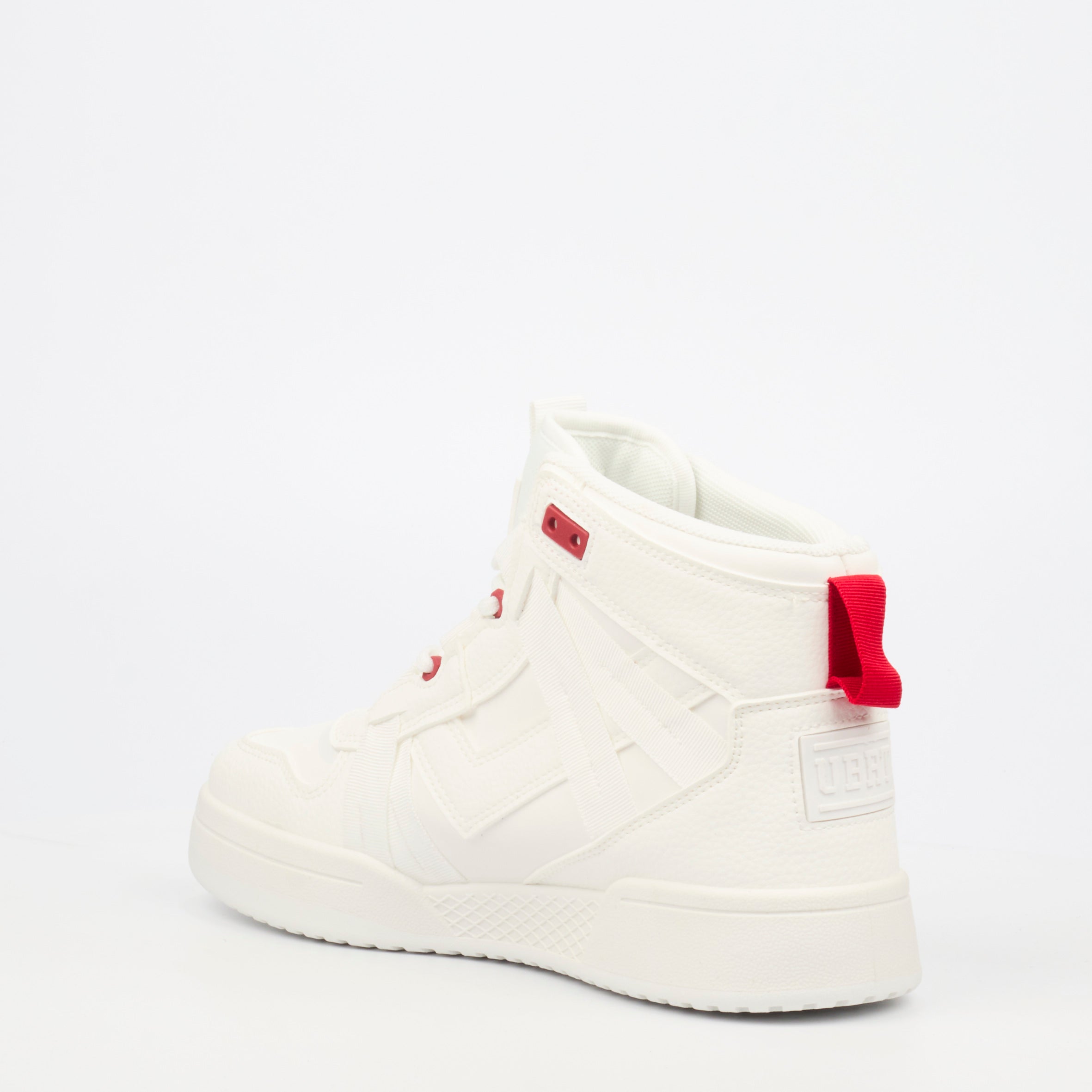 Urbanart Frail 2 Faux Wax / Lycra Ankle Boot - White footwear Urbanart