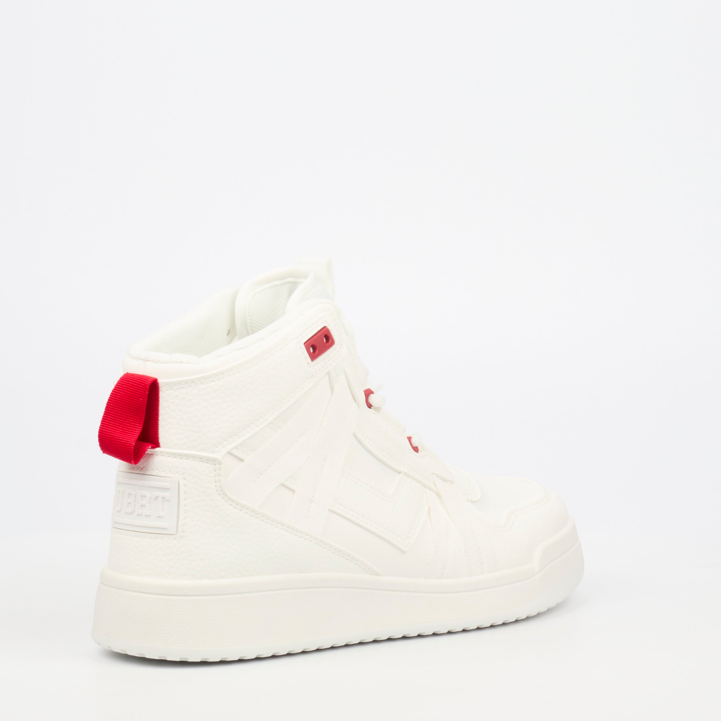 Urbanart Frail 2 Faux Wax / Lycra Ankle Boot - White footwear Urbanart