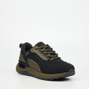 Urbanart Frame 1 Faux Nubuck / Mesh Sneaker - Olive footwear UBRT