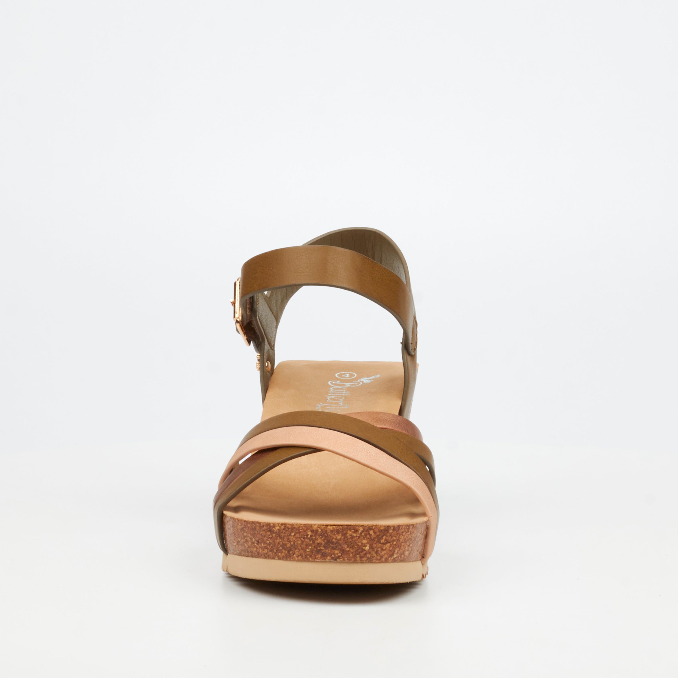 Butterfly Feet Franky 1 Wedge - Olive footwear Butterfly Feet