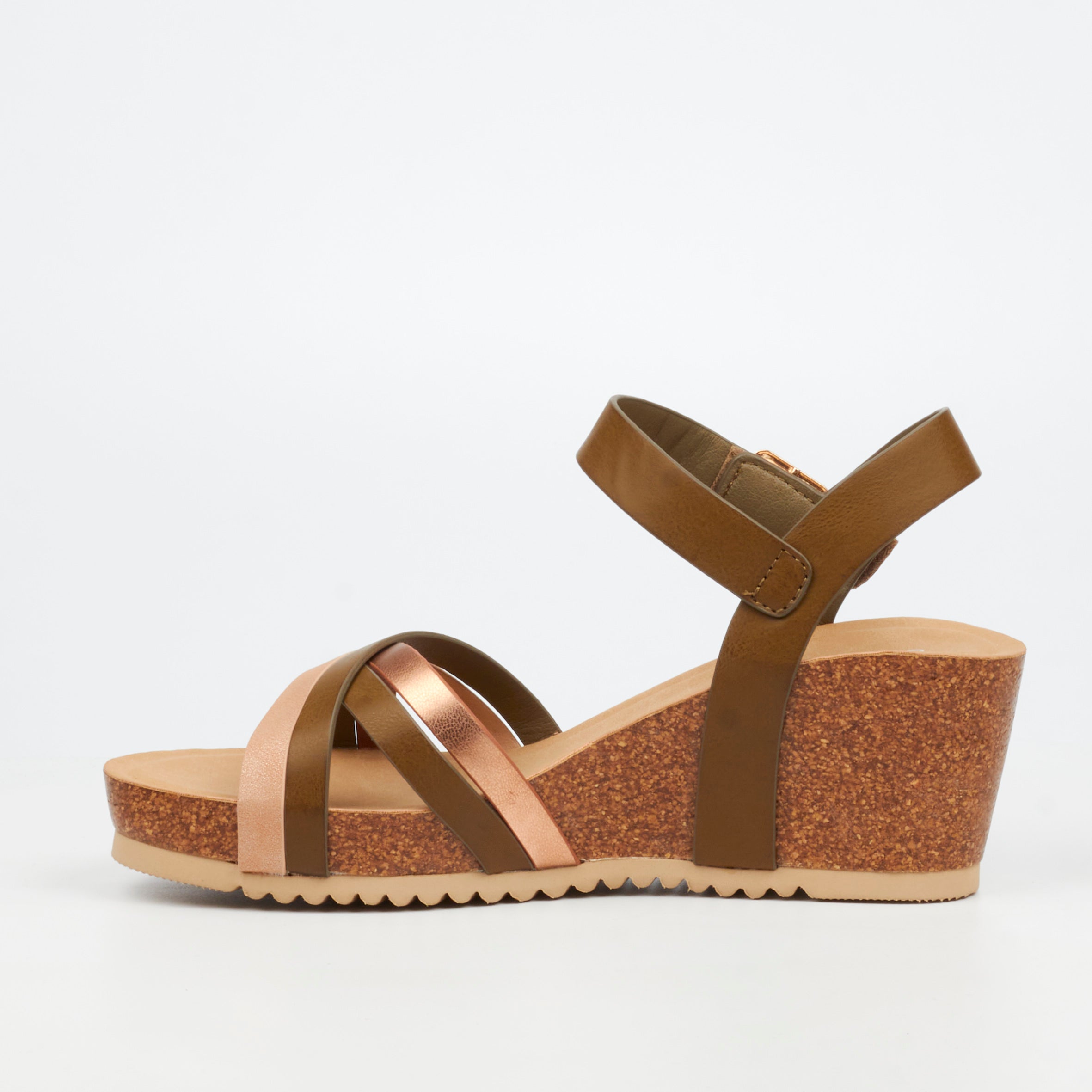Butterfly Feet Franky 1 Wedge - Olive footwear Butterfly Feet