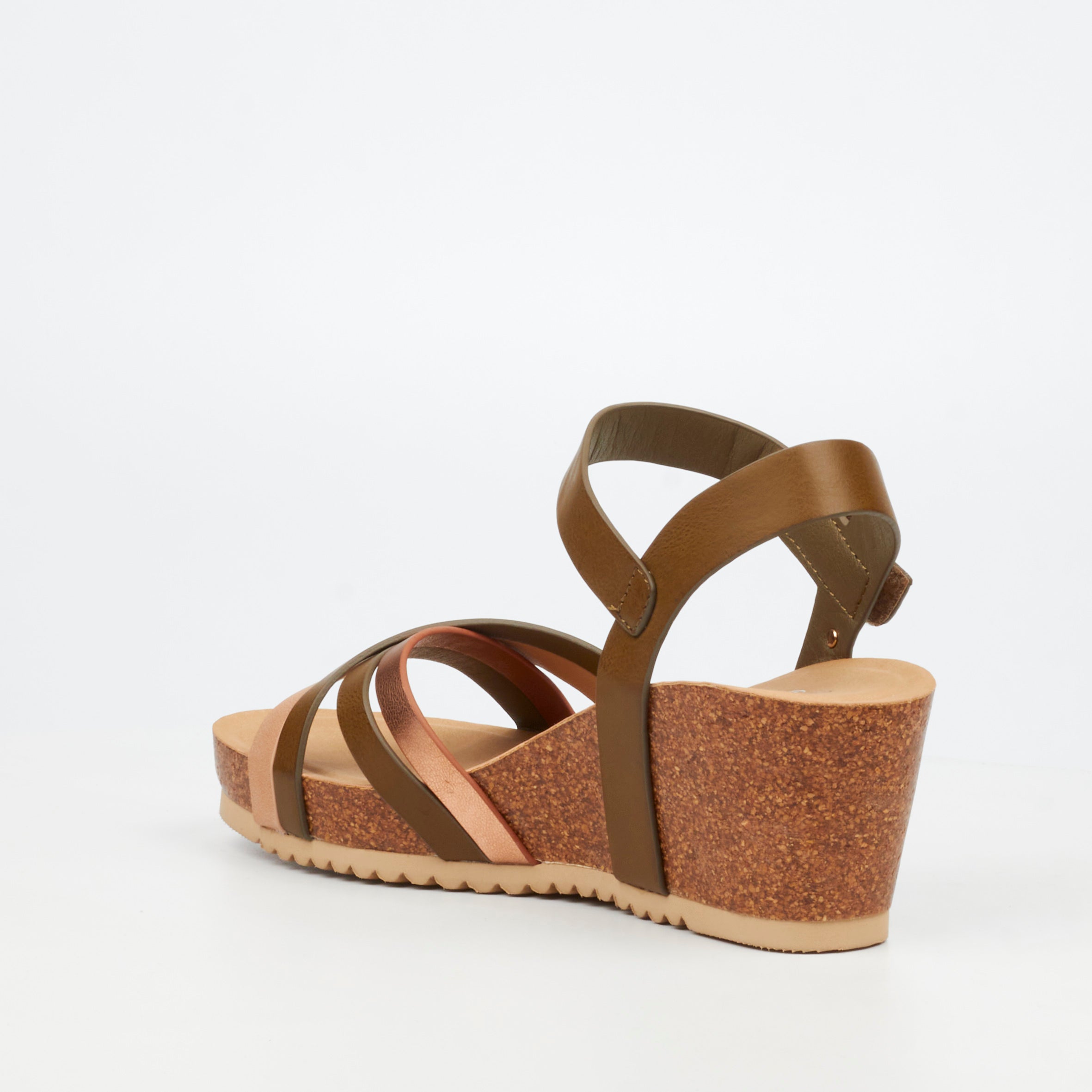 Butterfly Feet Franky 1 Wedge - Olive footwear Butterfly Feet