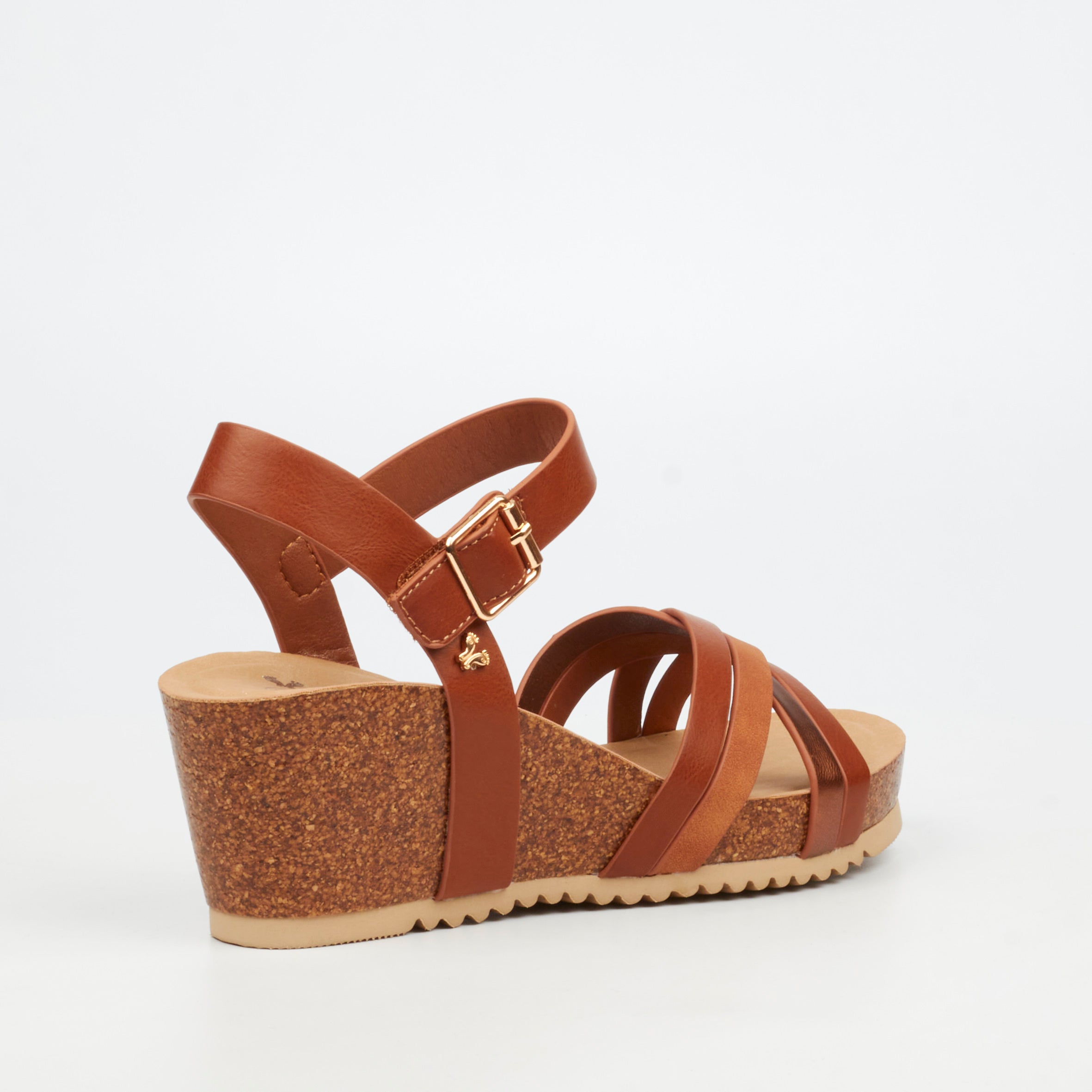 Butterfly Feet Franky 1 Wedge - Tan footwear Butterfly Feet