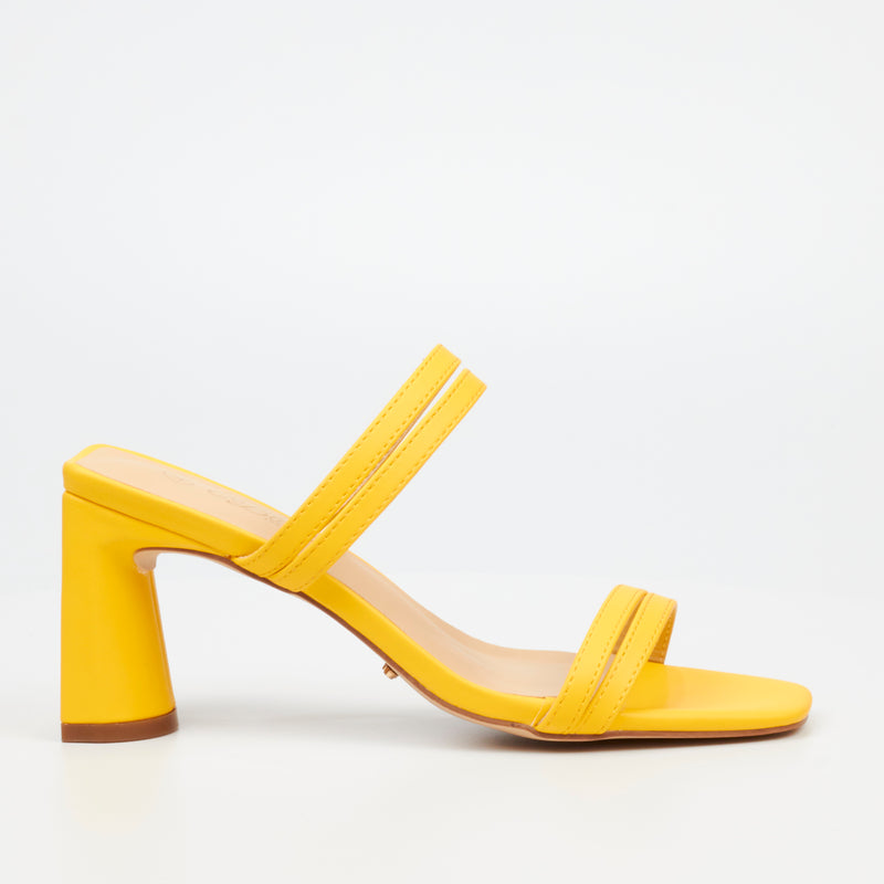 Miss Black Frappe 1 Heel - Yellow footwear Miss Black   