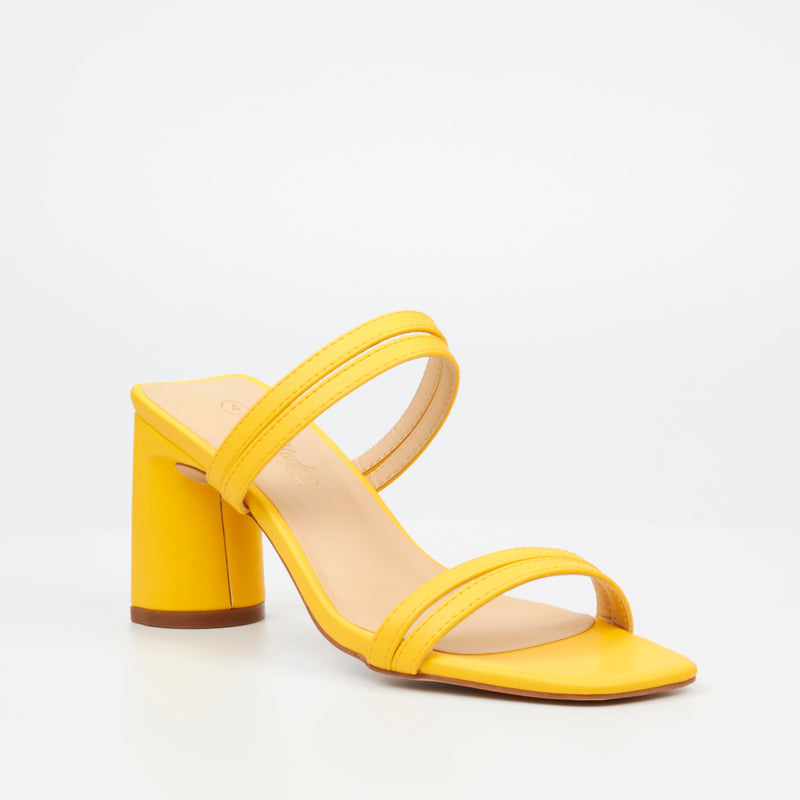 Miss Black Frappe 1 Heel - Yellow footwear Miss Black   