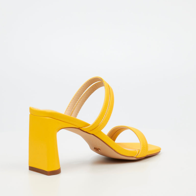 Miss Black Frappe 1 Heel - Yellow footwear Miss Black   