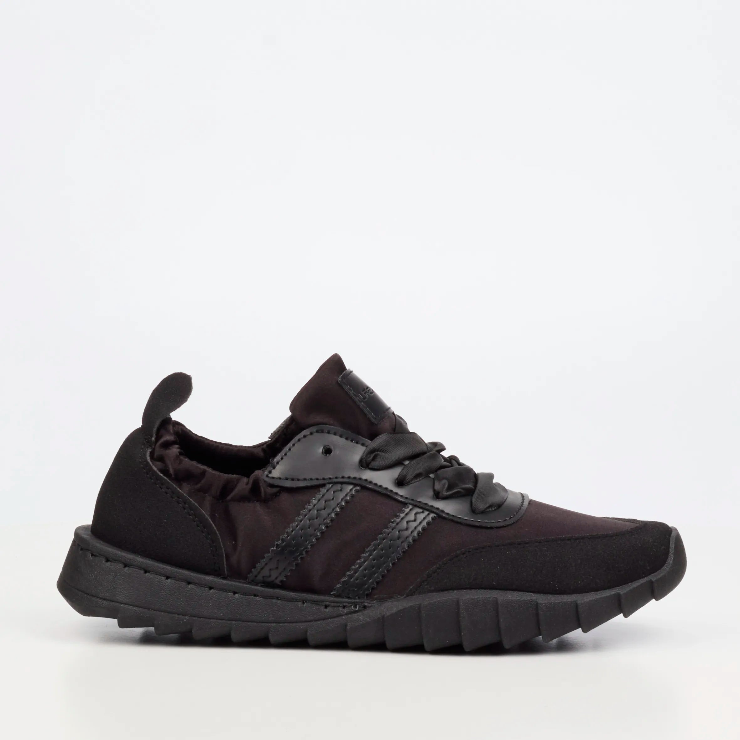 Urbanart Freesia 1 Satin Sneaker - Black (Ladies)