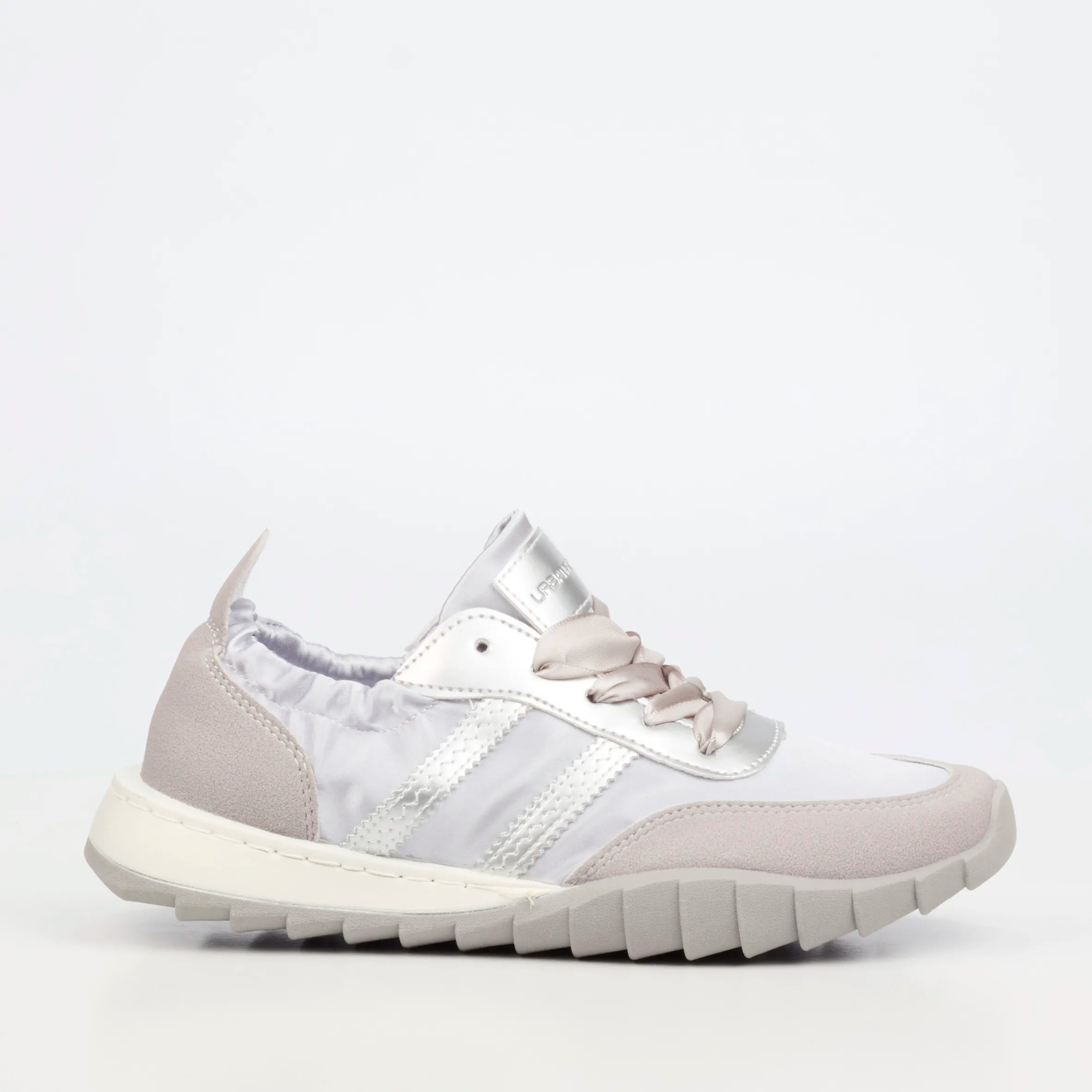 Urbanart Freesia 1 Satin Sneaker - Grey (Ladies)