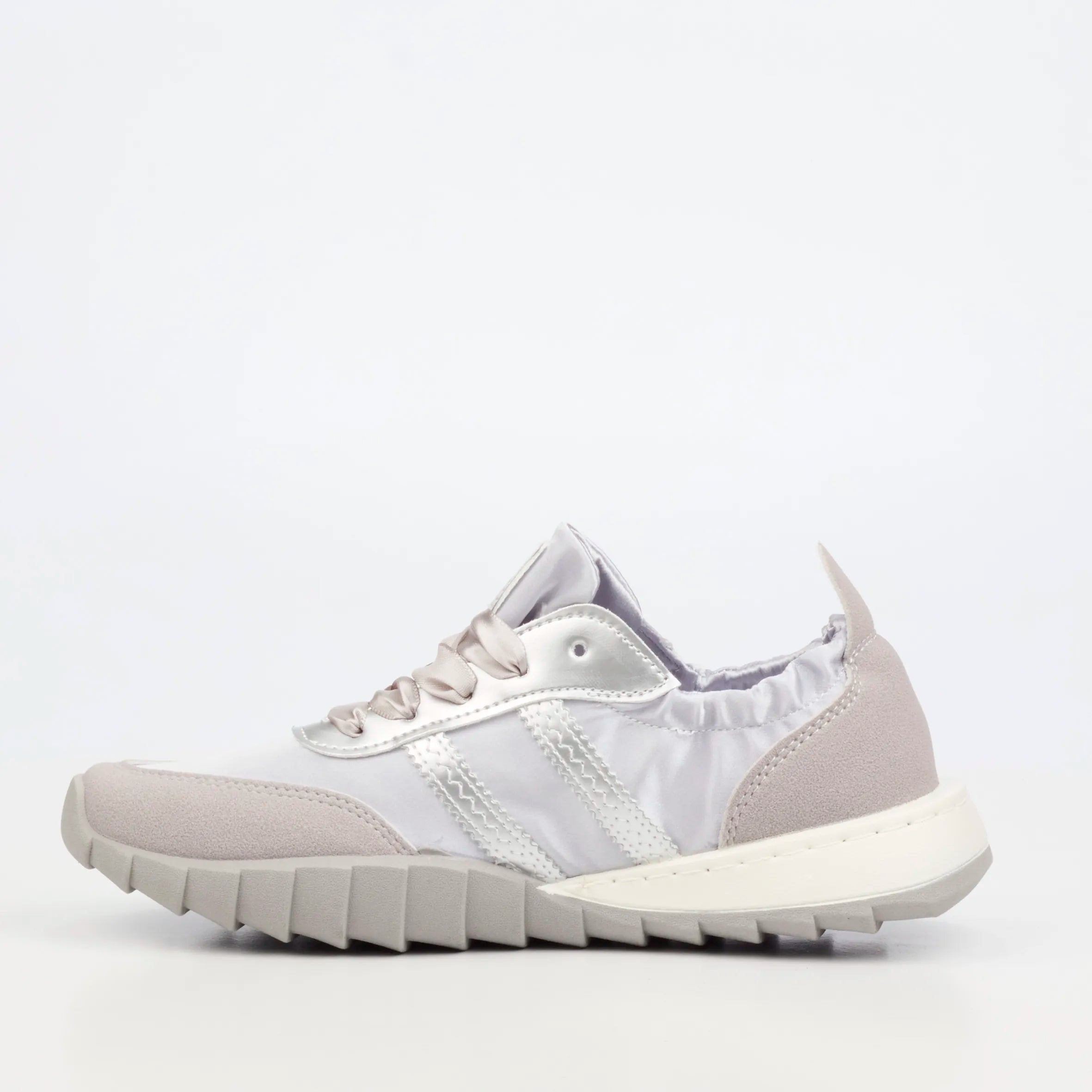 Urbanart Freesia 1 Satin Sneaker - Grey (Ladies)