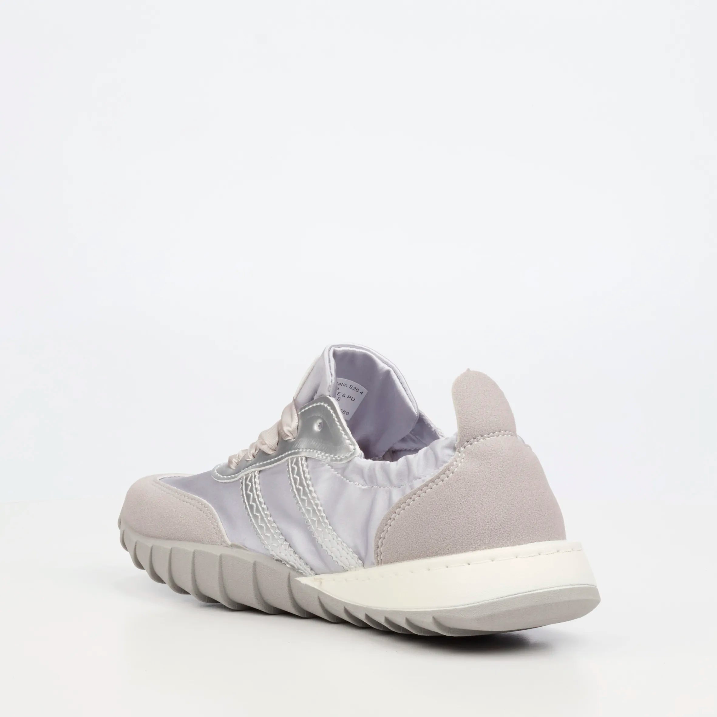 Urbanart Freesia 1 Satin Sneaker - Grey (Ladies)